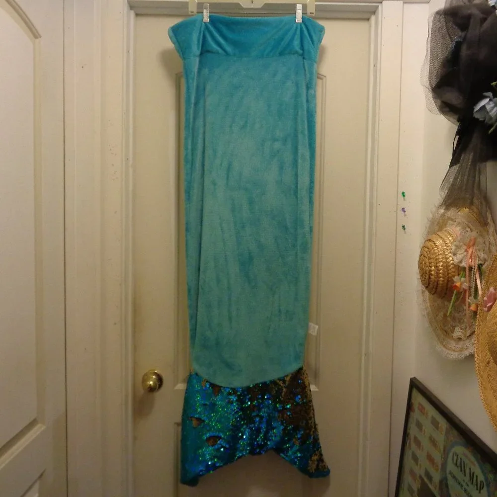 MERMAIDCORE SOFT AQUA BLING GIRLS SLEEPING BAG